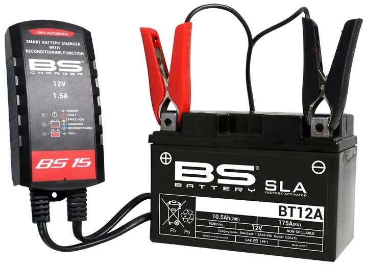 BS Battery BS15 Intelligentes Batterieladegerät