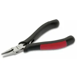 Elektronik-Flachzange 130mm glatte schmale Backen 2,0 x 1,0mm