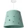 Paco Home Kinderlampe Kinderzimmer Hängelampe Pendelleuchte Stoff Sterne Jungen Mädchen Lampenschirm E27 Modern, Lampenart:Pendelleuchte, Farbe:Blau