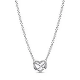 Pandora Funkelnde Unendlichkeits-Herz Collier-Halskette 392666C01-50