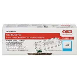 Oki 43381907 cyan