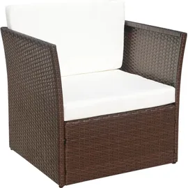 vidaXL Gartensessel 59 x 59 x 30 cm braun