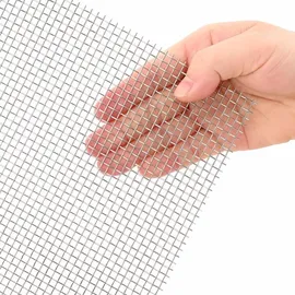 vidaXL Maschendrahtzaun 80 x 200 cm Edelstahl/Silber