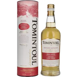 Tomintoul Small Batch Cognac Cask Finish 40 % vol 0,7 l Geschenkbox
