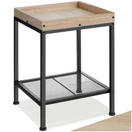 Tectake Rochester Braun Eiche 41 x 41 x 56 cm