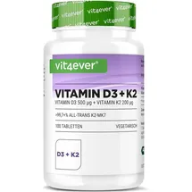 Vit4ever Vitamin D3 20.000 I.E.  + Vitamin K2 200 mcg Tabletten 100 St.