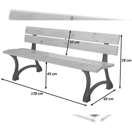 Mendler HWC-O20 170 x 78 x 0 cm Hellbraun