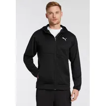 Puma Herren, Sweatshirt TRAIN ALL DAY PWRFLEECE FULL ZIP schwarz