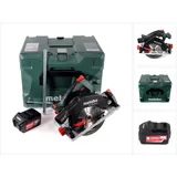 Metabo KS 18 LTX 57 Akku Handkreissäge 18V 165x20mm + 1x Akku 5,2Ah + MetaLoc - ohne Ladegerät