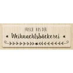 BRUNNEN 211800405 Stempel Frisch aus der Weihnachtsbäckerei