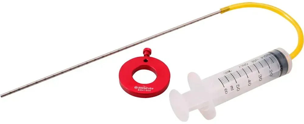 Bike Service 20-87042 Gabelölstandsanzeiger - Clear / Red / Silver / Yellow - One Size