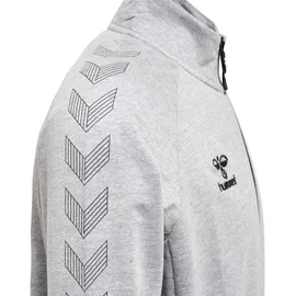 hummel Hmlmove Grid Cot. Zip Jacke Herren Grey Melange L