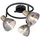 GLOBO Jay 3-flg. schwarz/gold