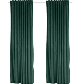 OTTO home Velvet Uni Multifunktionsband 140 x 245 cm dunkelgrün 2 St.