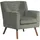 deluke Loungesessel MUSCAT Cord 72 x 80 x 74 cm Grün