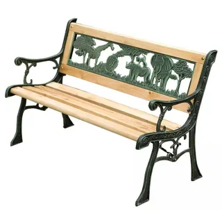 Proregal PRINZ Gartenbank | Kinderbank | für 2 Personen | LxHxB: 82x50x39cm