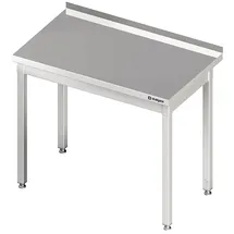 Stalgast Arbeitstisch ohne Grundboden, 1100x700x850 mm, ohne Verstrebung, mit Aufkantung, verschweißt