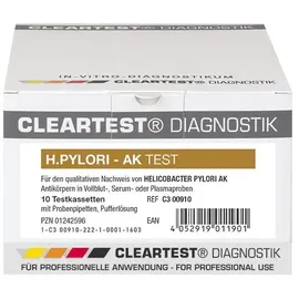 CLEARTEST Helicobacter Pylori Schnelltest 10 St.