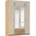 Rauch Wäscheschrank GAMMA 181 x 248 x 54 cm Beige
