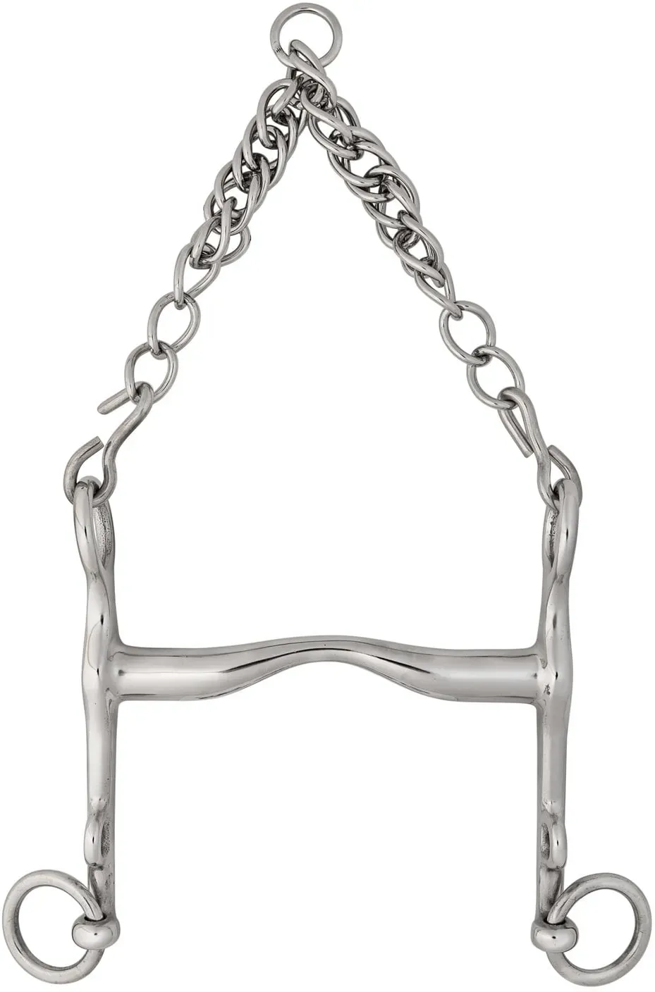 Horse-friends Reitkandare mit flacher Zungenfreiheit 12.5 cm