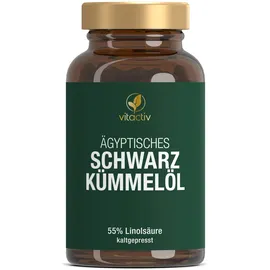 Vitactiv Ägyptisches Schwarzkümmel Öl Kapseln 90 St.