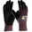 ATG Maxidry Nylon-Strickhandschuhe Violett/schwarz