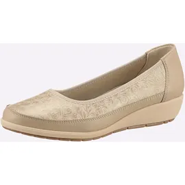 Witt Weiden Ballerina in beige-gemustert | Gr.: 40