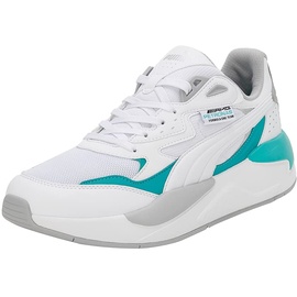 Puma Unisex Adults' Fashion Shoes MAPF1 X-RAY SPEED Trainers & Sneakers, PUMA WHITE-SPECTRA GREEN-PUMA SILVER, 39