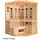 SANOTECHNIK Infrarotkabine Deluxe 3-4 Pers. 150x150x200 cm
