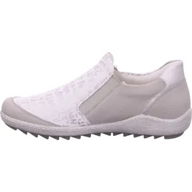 REMONTE Damen R1428 Sneaker, Vapor/Weiss/Silver / 80, 41 EU