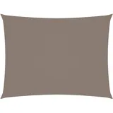 vidaXL Sonnensegel Oxford-Gewebe Rechteckig 2,5x3,5 m Taupe