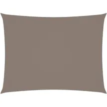 vidaXL Sonnensegel Oxford-Gewebe Rechteckig 2,5x3,5 m Taupe