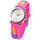 Excellanc Kinder Uhr Analog 0 mm Silikongehäuse Pink/Silber Silikonarmband Pink