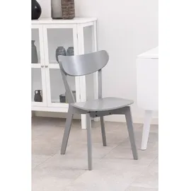 VCM Roxby Esszimmerstuhl Holz grau.