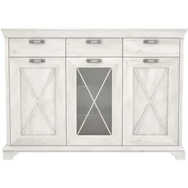 Forte Kashmir Vitrine 48,3 x 177,7 x 127,7 cm PINIE WEISS