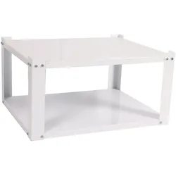 Waschmaschinen Untergestell BxTxH 61x50x30cm Design 5 weiß SZAGATO Waschmaschinensockel Waschmaschinen Podest Unterschrank Waschmaschinenerhöhung