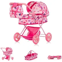 Chipolino Dora Tasche Kombi-Puppenwagen Pink