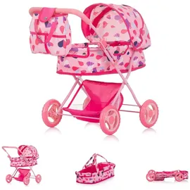 Chipolino Dora Tasche Kombi-Puppenwagen Pink