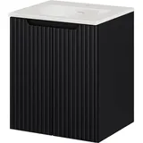 [en.casa] En.Casa, Badmöbelset, Waschtisch Skelbolu 50x57x39 cm Schwarz