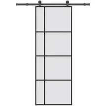 vidaXL Schiebetür rechts 76 x 205 cm grau