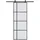 vidaXL Schiebetür rechts 76 x 205 cm grau