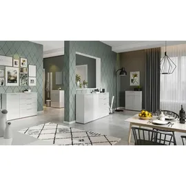 Germania Sideboard 186 x 107 x 40 cm Weiß