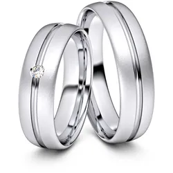 Trauringe D ̧sseldorf 585er Weiflgold - 8904