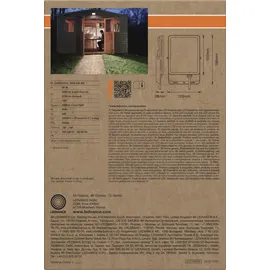 Osram Außenleuchte Aluminium 18,6 cm inkl. Leuchtmittel schwarz