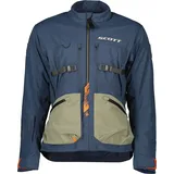 Scott Superlight Motorrad Textiljacke Blau/Braun/Grün 4XL