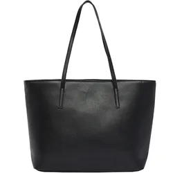 Shopper VERO MODA "VMASTA SHOPPER NOOS", Damen, schwarz, Lederimitat, unifarben, Taschen