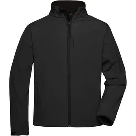 James & Nicholson Men`s Softshell Jacke | black | 3XL