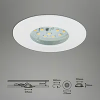 Briloner Einbauleuchte 3er Pack (7231-036)