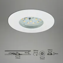 Briloner Einbauleuchte 3er Pack (7231-036)