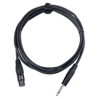 Pronomic XFJ-2.5 Mikrofonkabel, Länge 2,5m, säure- und ölfest, Spannzangen-Zugentlastung)
